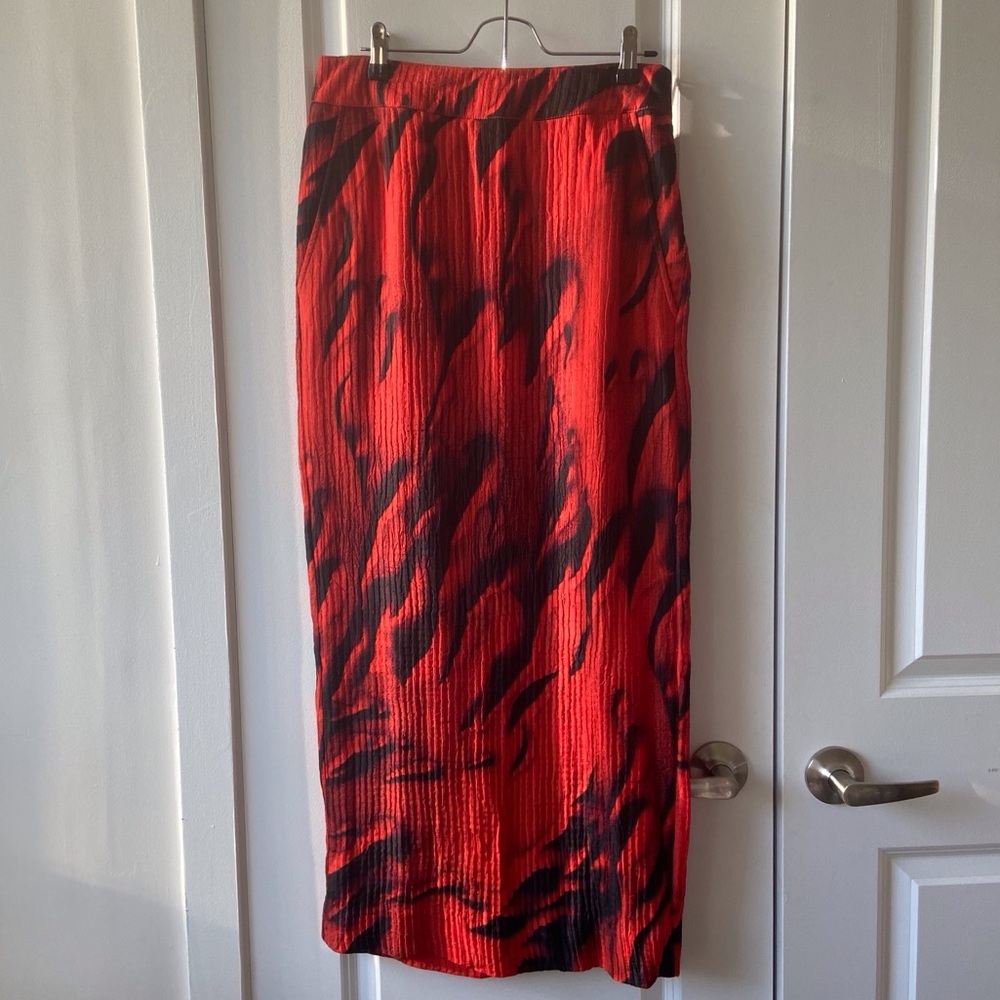 Helmut Lang Silk Skirt (2)